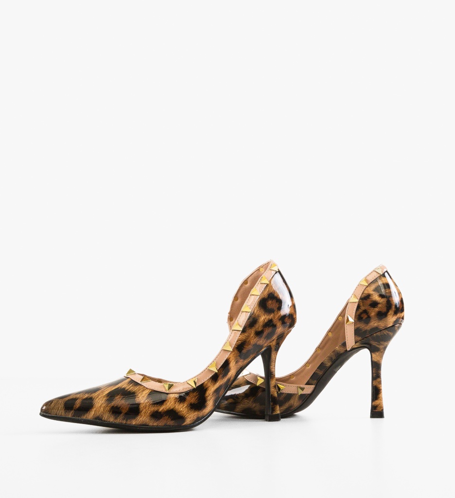 Pantofi Dama Jamshid Animal Print | Stil Unic - imagine 4