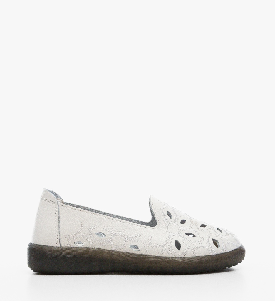 Espadrile Dama Deras Albe Casual Confortabile - imagine 6