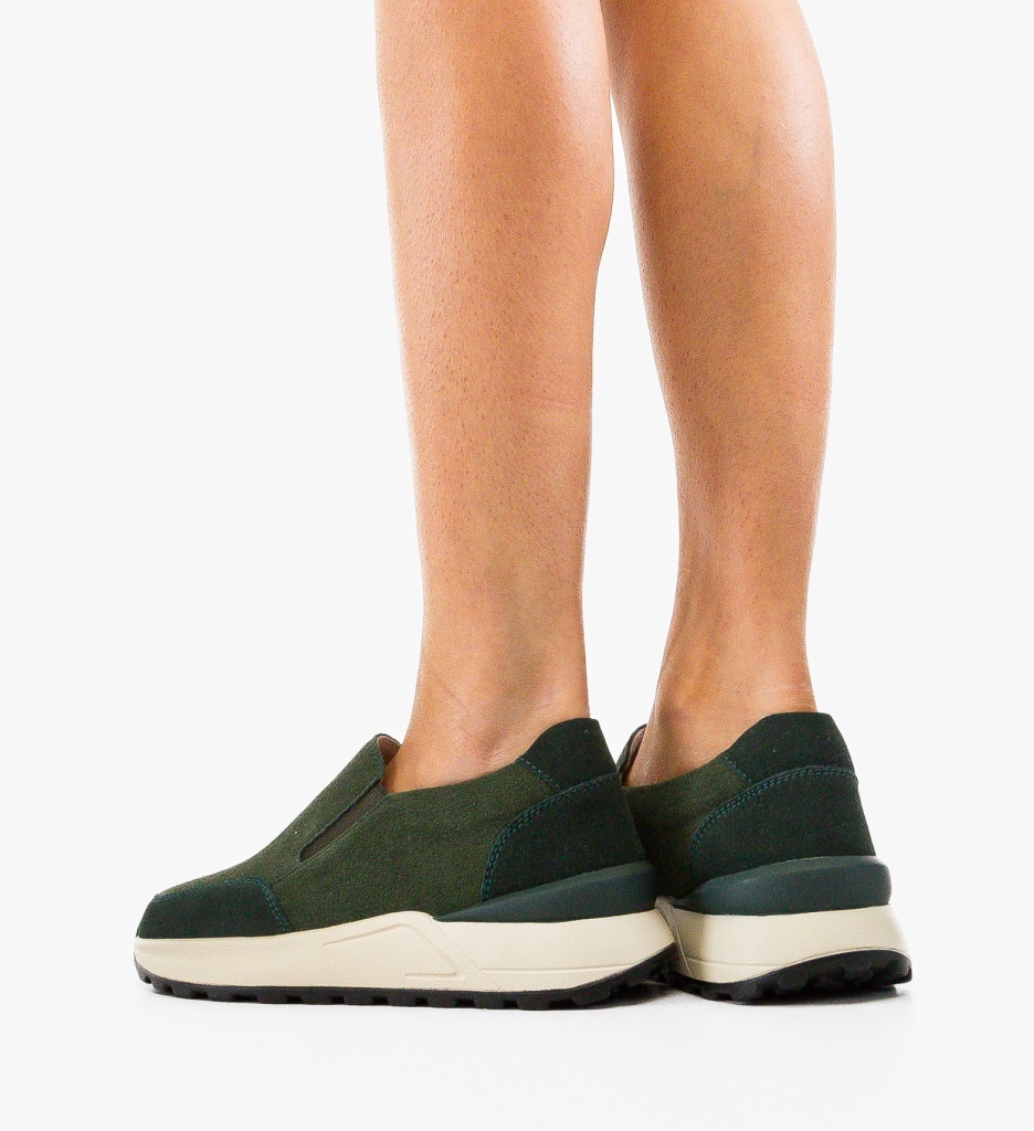 Pantofi Casual Verzi - Eleganță și Confort