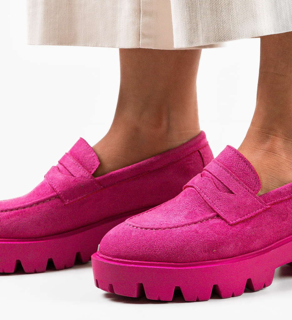 Pantofi Casual Dama Gyna Fuchsia | Confort și Stil - imagine 2