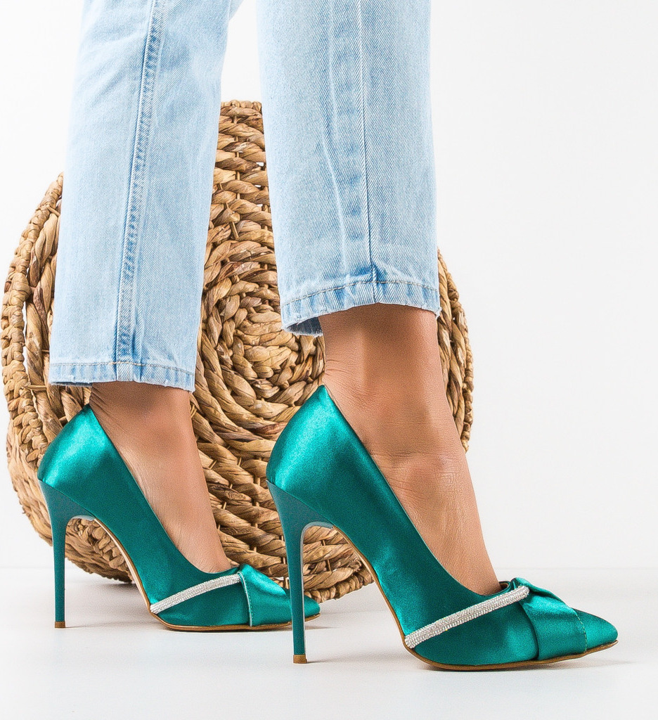 Pantofi Opect Verzi | Eleganță și Stil - imagine 2