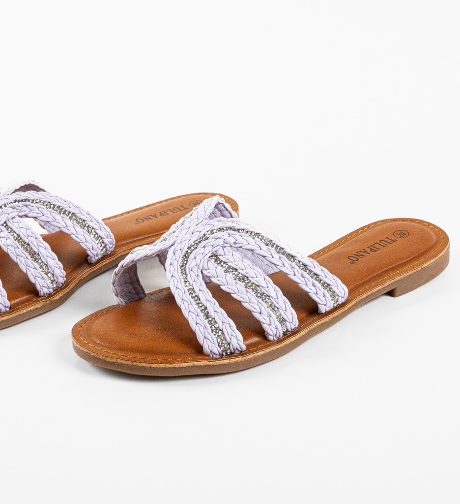 Papuci Dama Mov Donal | Confort și Stil - imagine 6