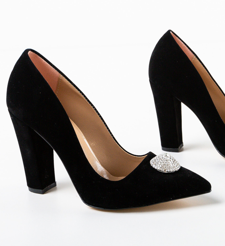 Pantofi Dama Negri cu Toc | Eleganți și Confortabili - imagine 5