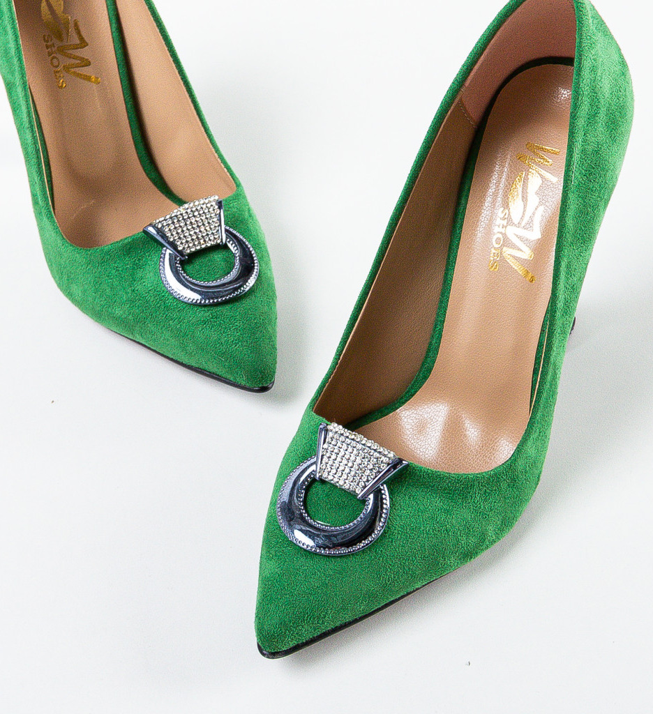 Provok Verde 3: Pantofi cu Toc Eleganți - imagine 6