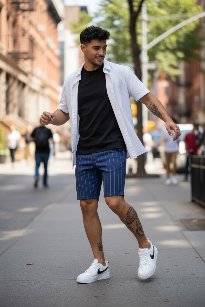 Pantaloni Scurti Casual cu Imprimeu | Stil si Confort - imagine 2