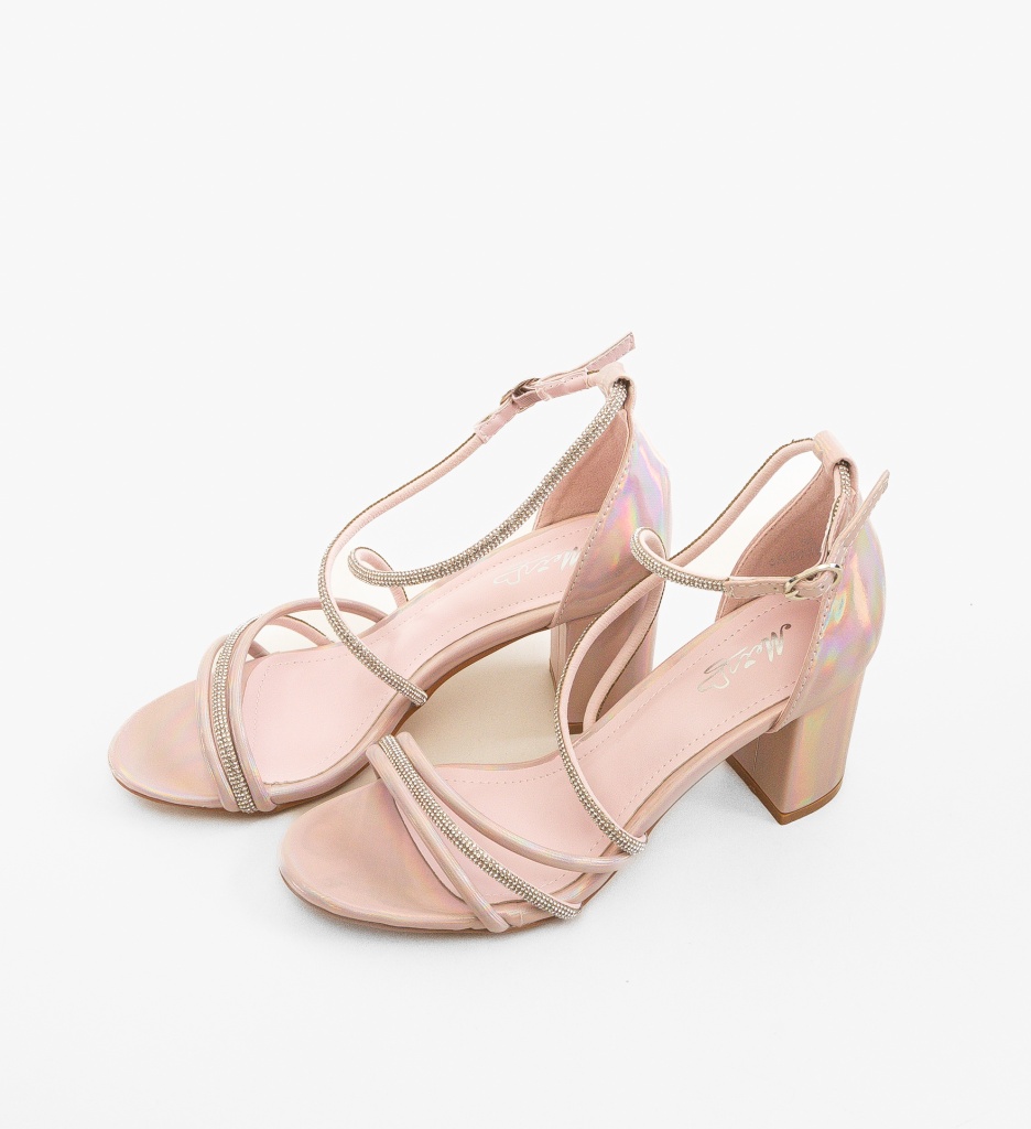 Sandale cu toc Sylvia Roz - Eleganță și confort - imagine 4