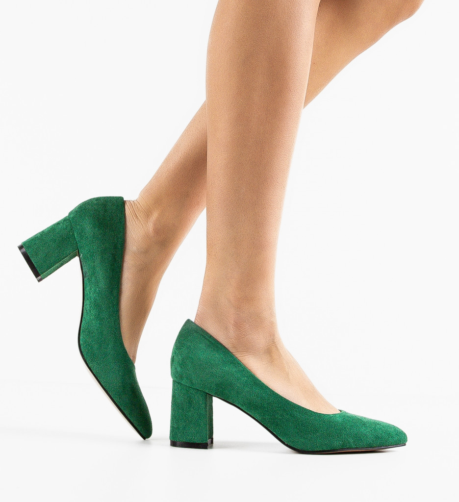 Pantofi Brook Verzi | Eleganță și Stil Unic - imagine 2