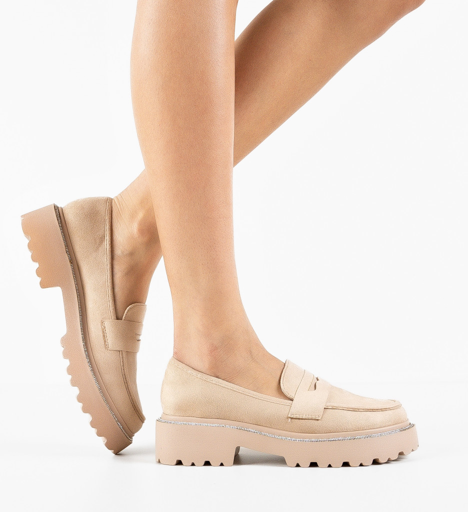 Pantofi Casual Sion Bej | Confort și Stil - imagine 3