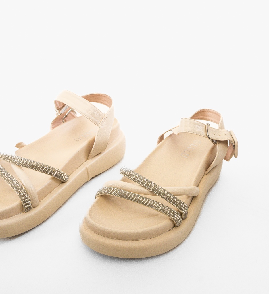 Sandale Dama Koala Bej | Confort & Stil - imagine 3