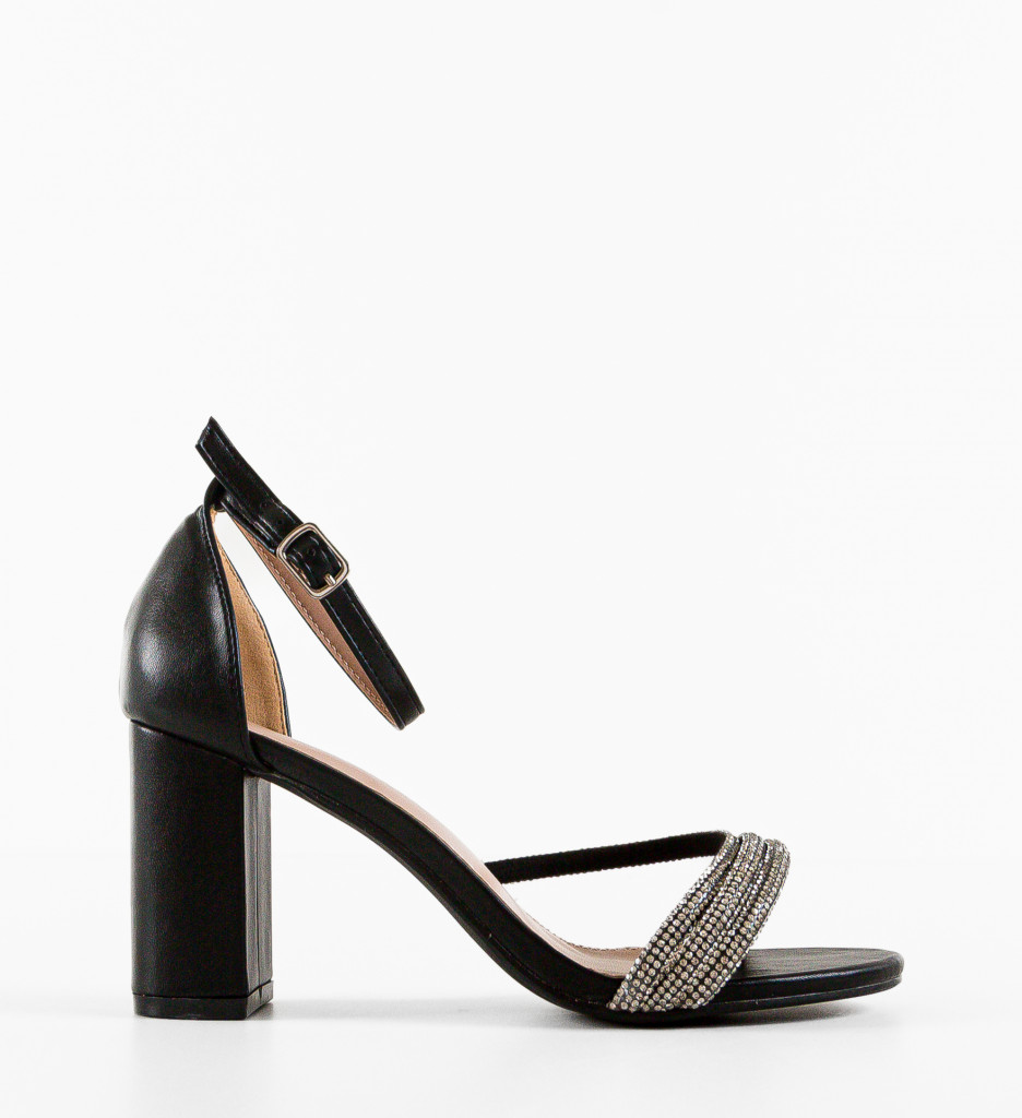 Sandale Chariss Negre | Eleganță și Stil - imagine 5