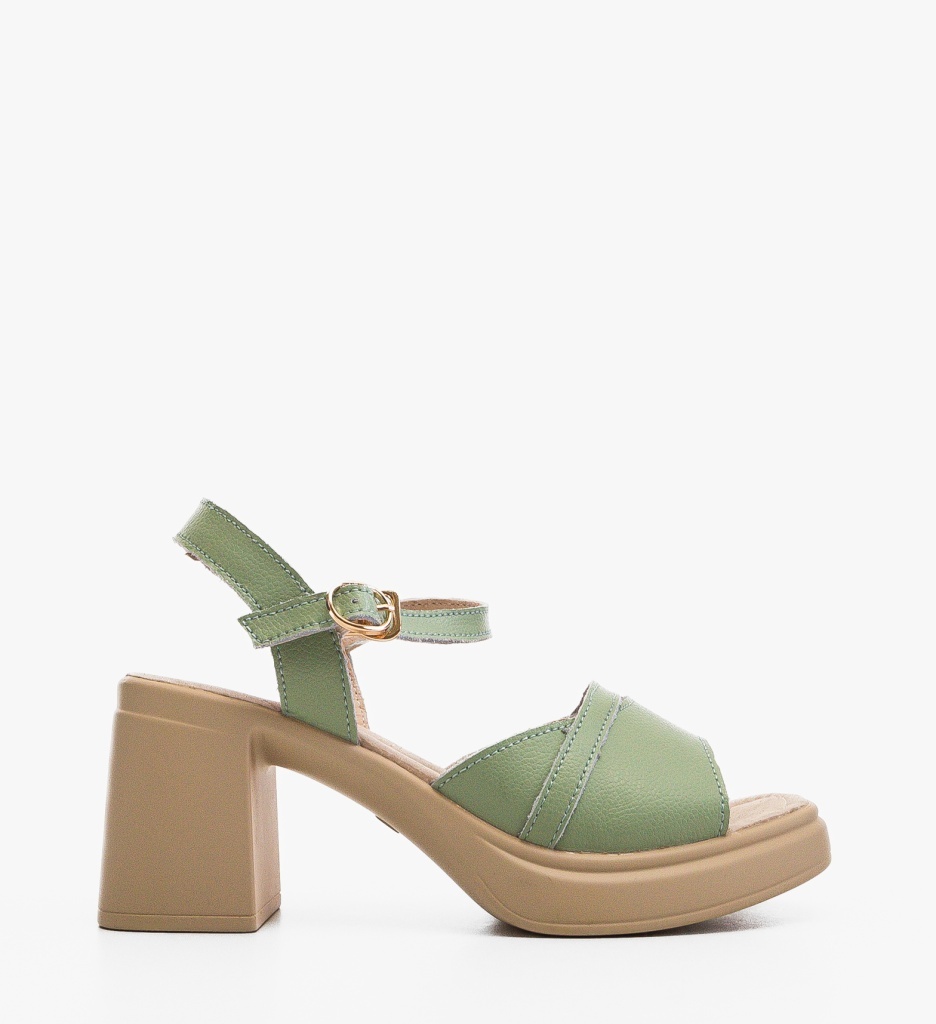 Sandale cu toc Gaguwa verzi | Eleganță maximă - imagine 5