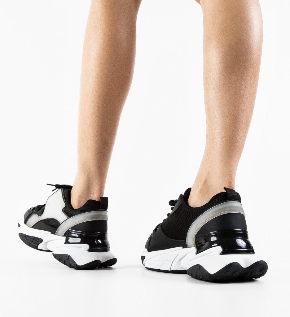 Sneakers Dama Mallorca Negri - Confort Stilat - imagine 3