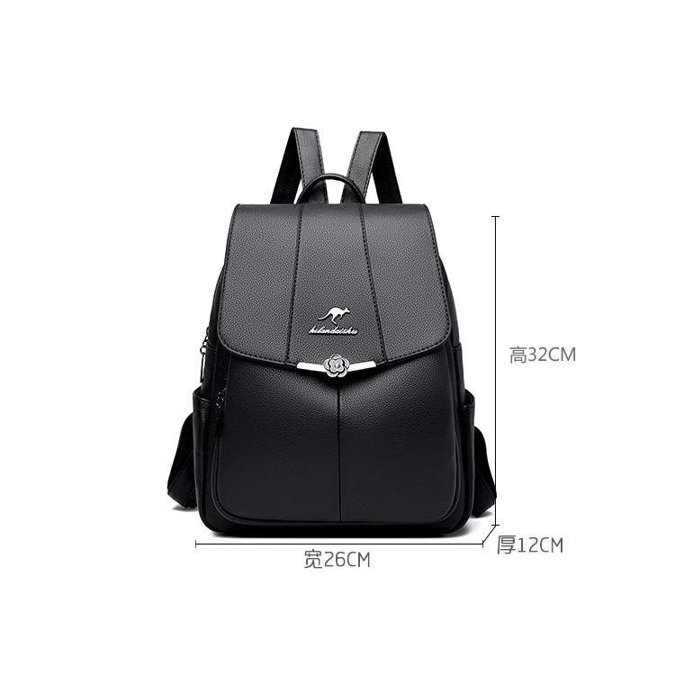 Rucsac dama Pfy Rosalyn GT1901, negru, 32x12x26 cm - imagine 4