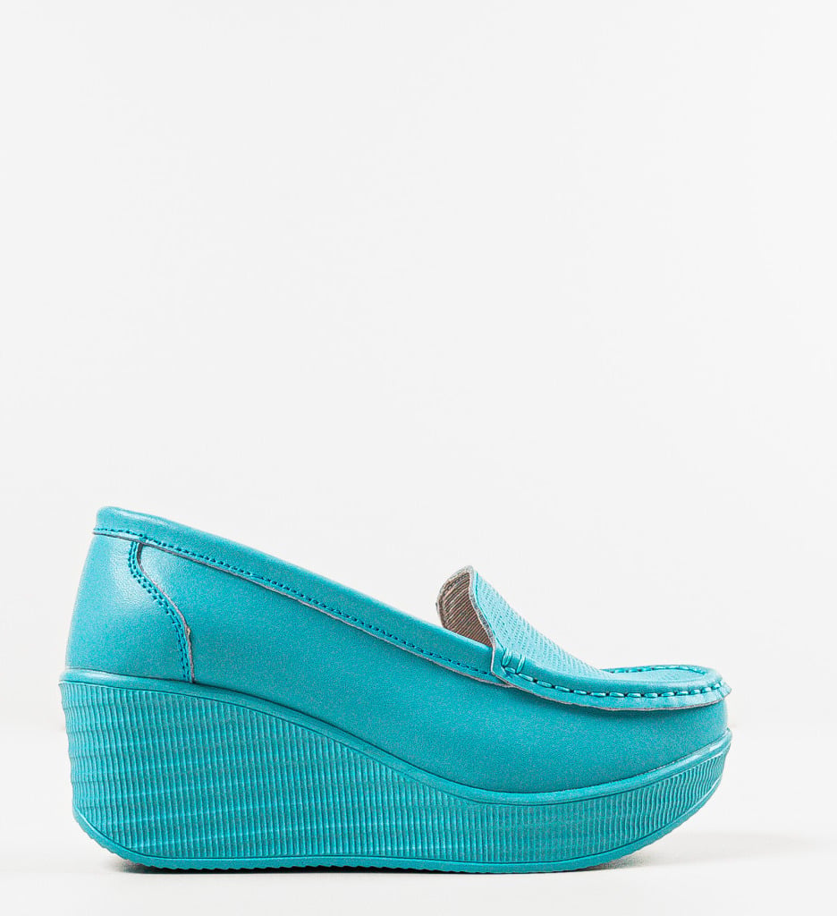Pantofi Casual Ely Albastri - Confort și Stil - imagine 8