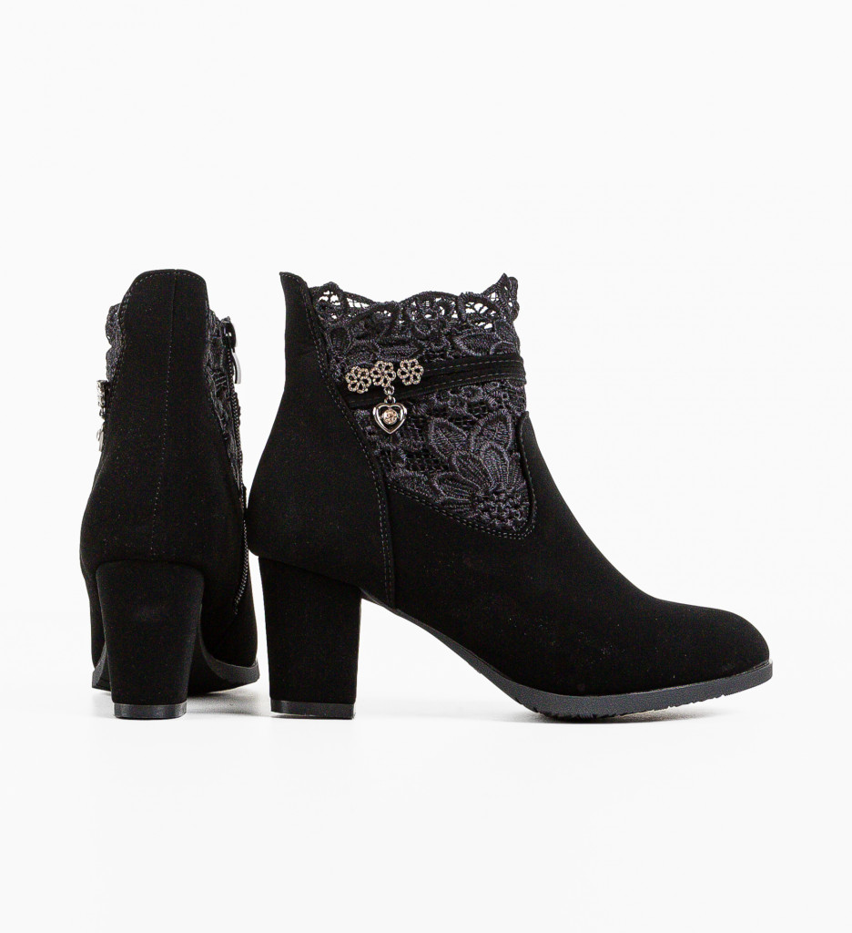 Botine Dama Shah Negre | Eleganță și Stil - imagine 5