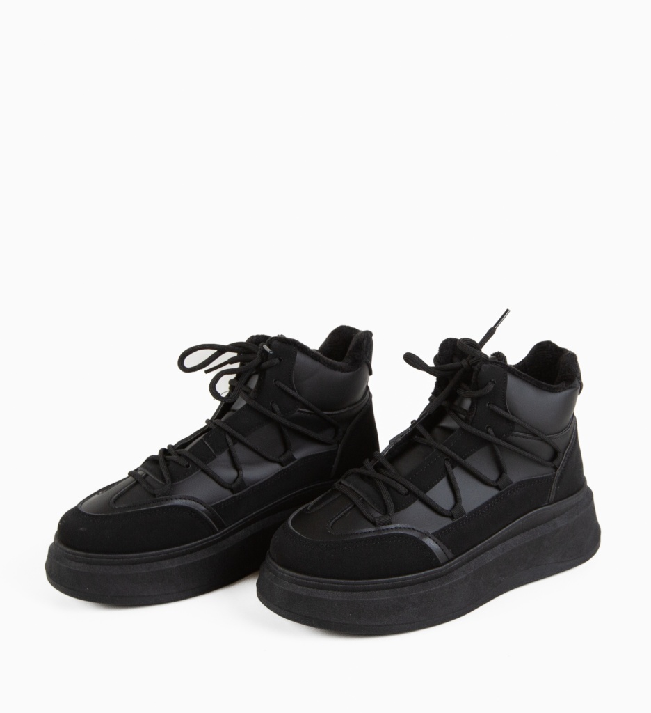 Sneakers Voldus Negri - Confort și Stil Urban - imagine 8