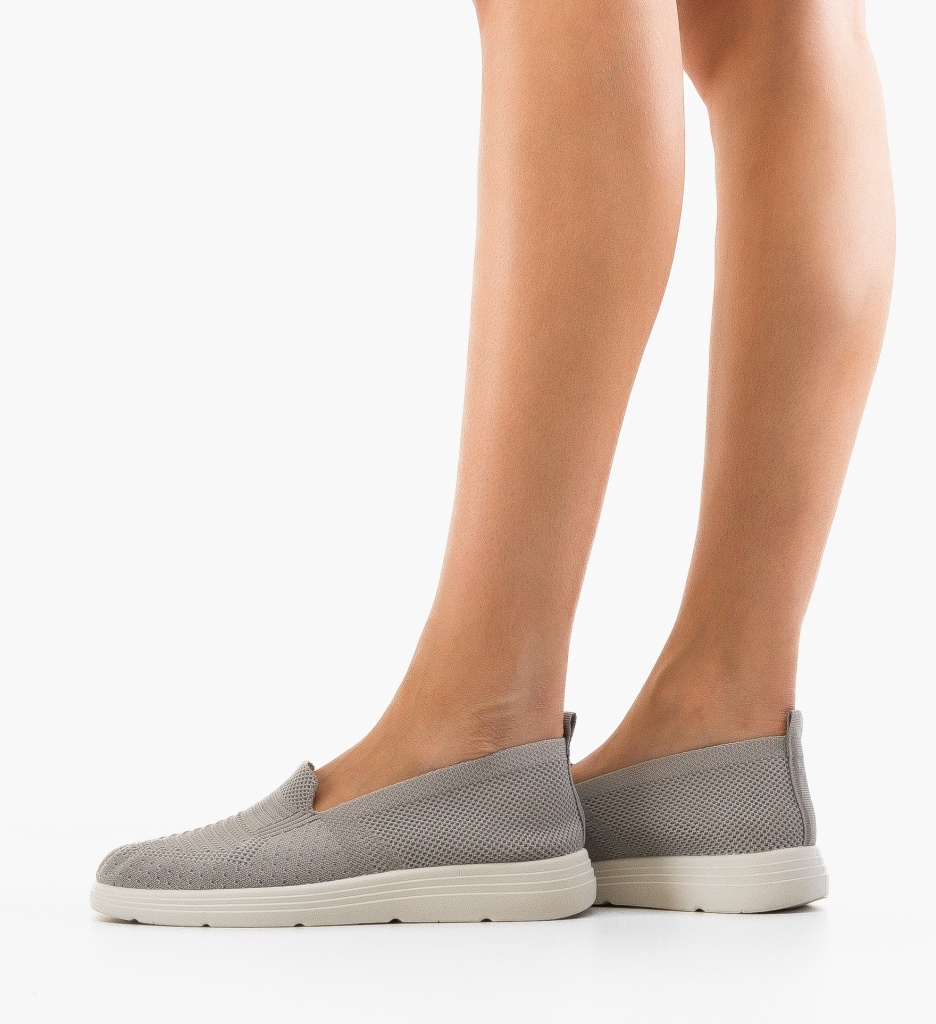 Espadrile Dama Thato Gri - Confort și Stil Casual - imagine 2