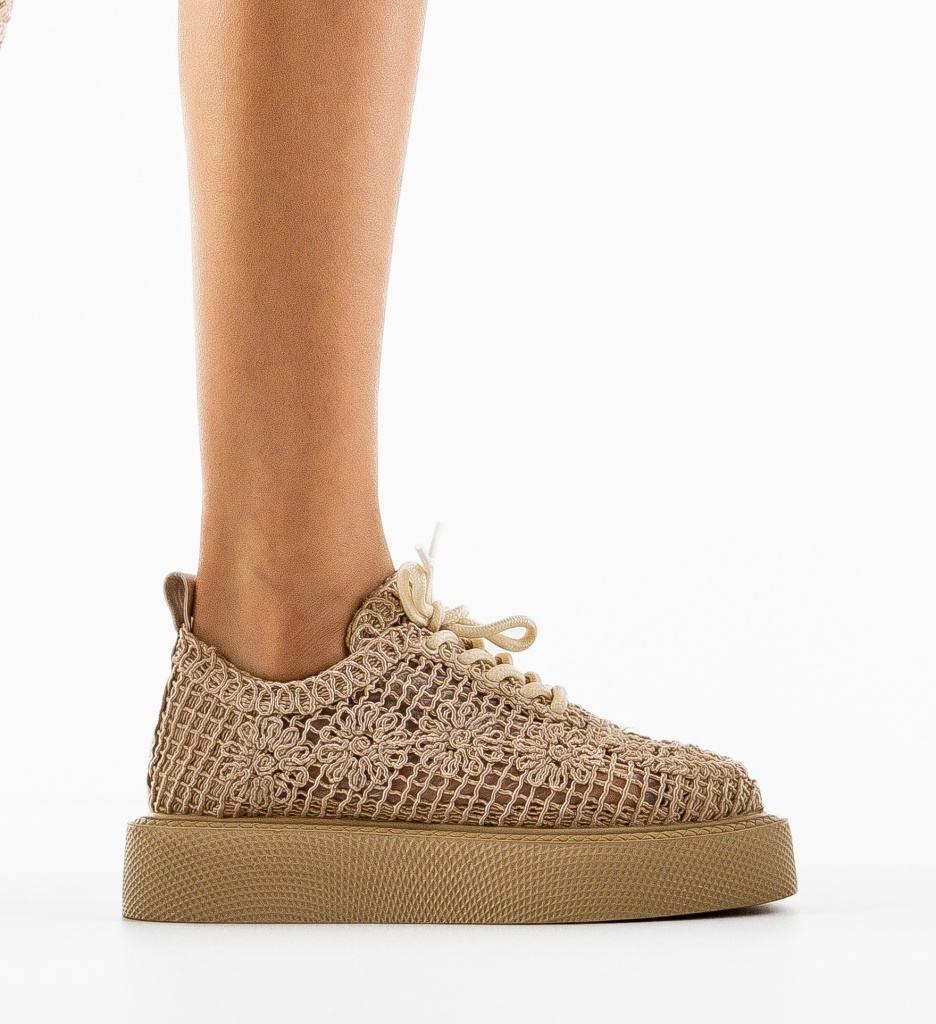 Pantofi Casual Ystory Bej - Confort și Stil - imagine 5