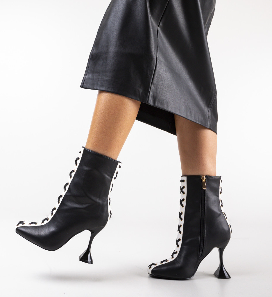 Botine Dania Negre | Confort și Stil - imagine 2