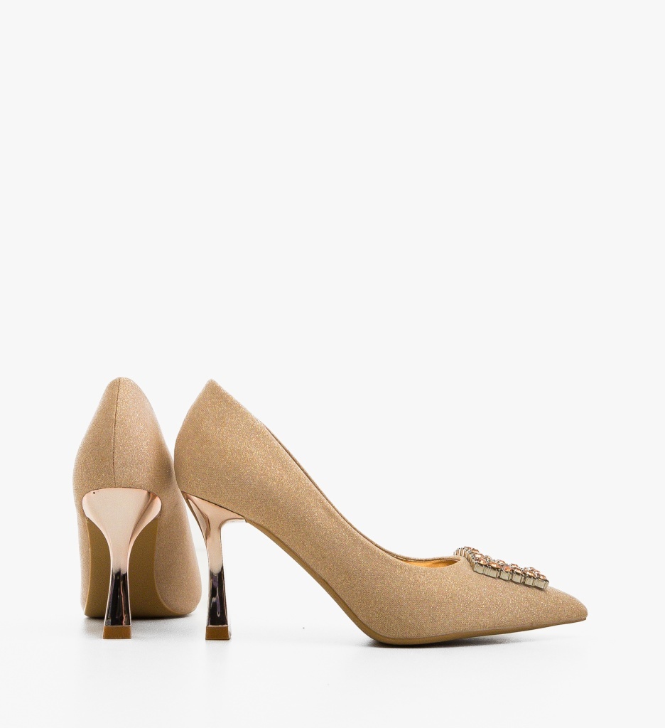 Pantofi dama Galeo Aurii 2 eleganți și comozi - imagine 5