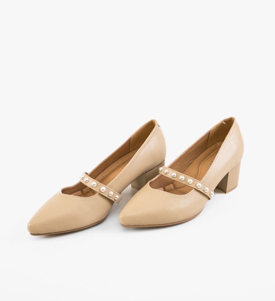 Pantofi Celine Bej cu Toc - Eleganță și Stil - imagine 5