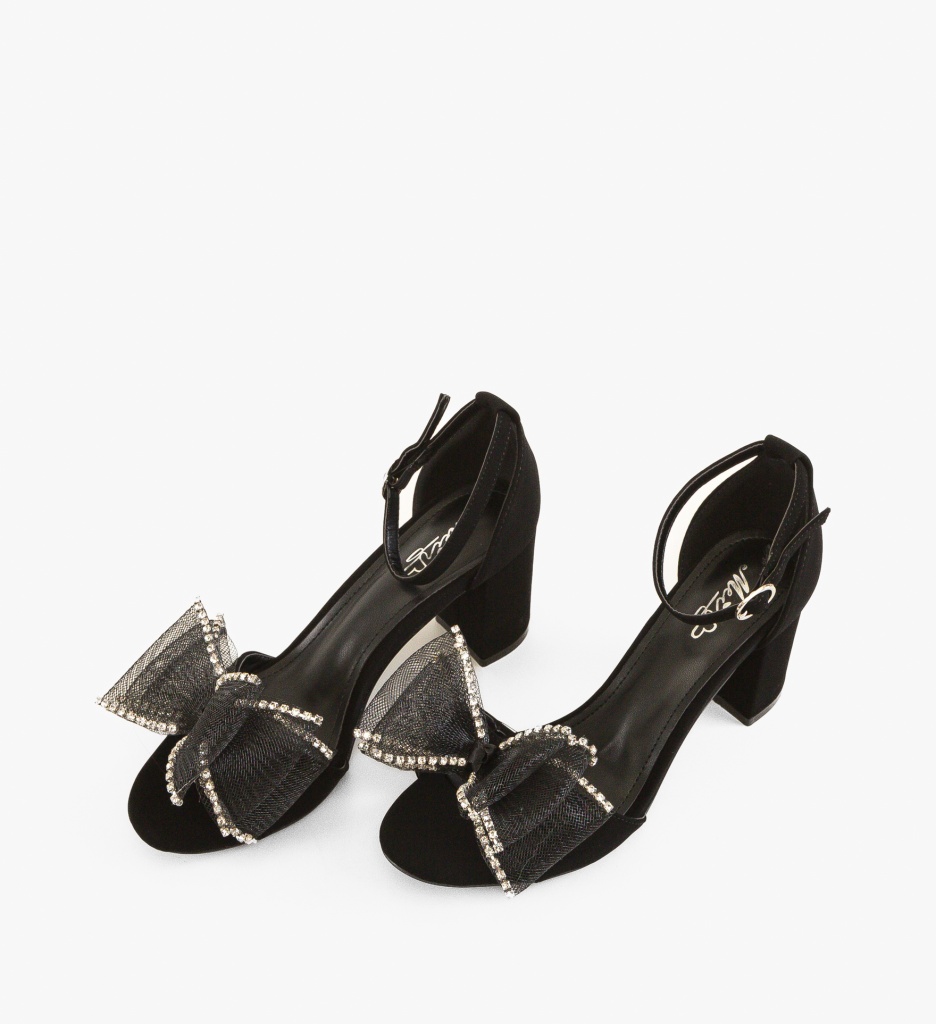 Sandale Dyala Negre cu Toc - Eleganță și Stil - imagine 4