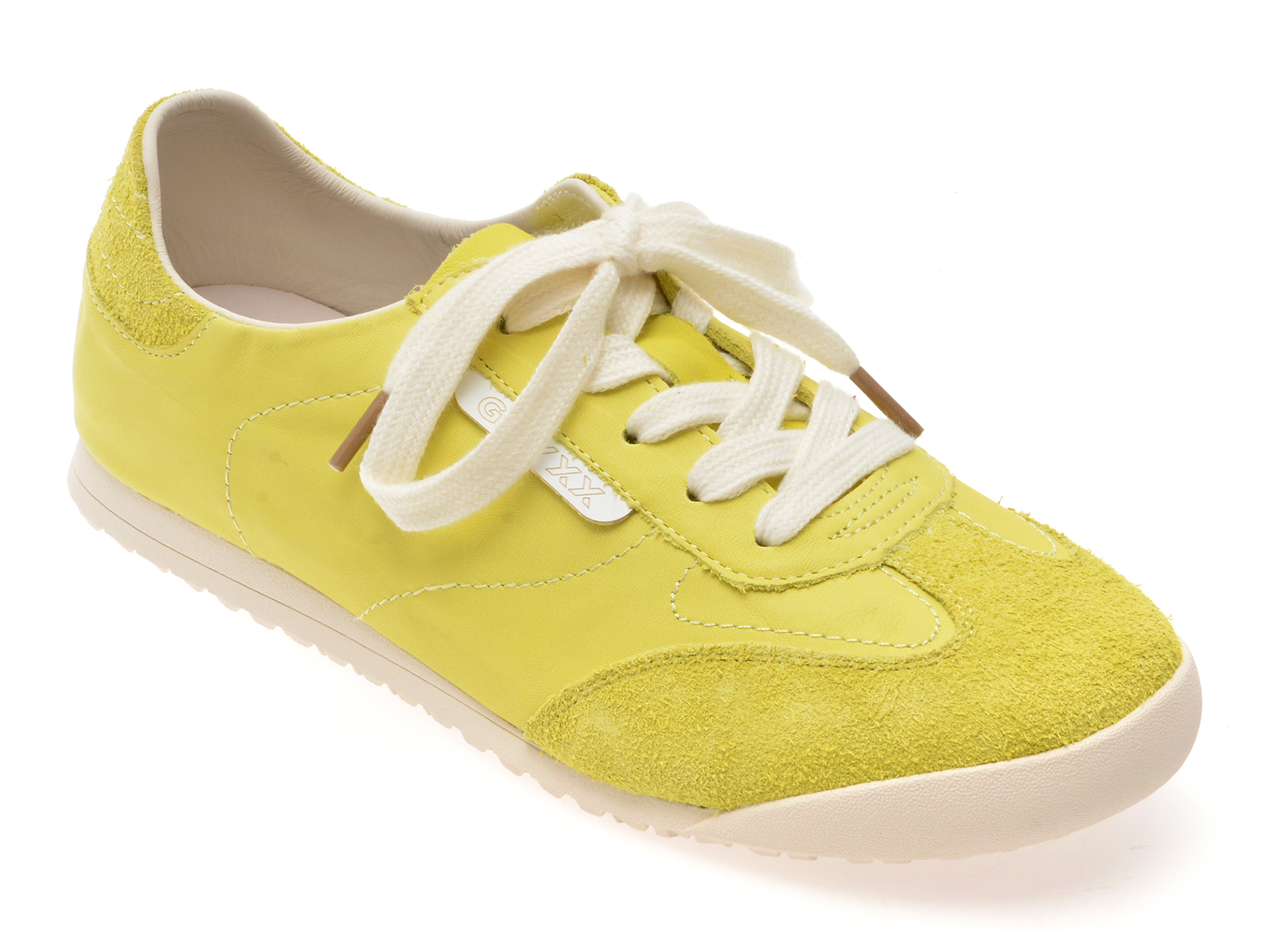 Pantofi GRYXX galbeni din piele naturală