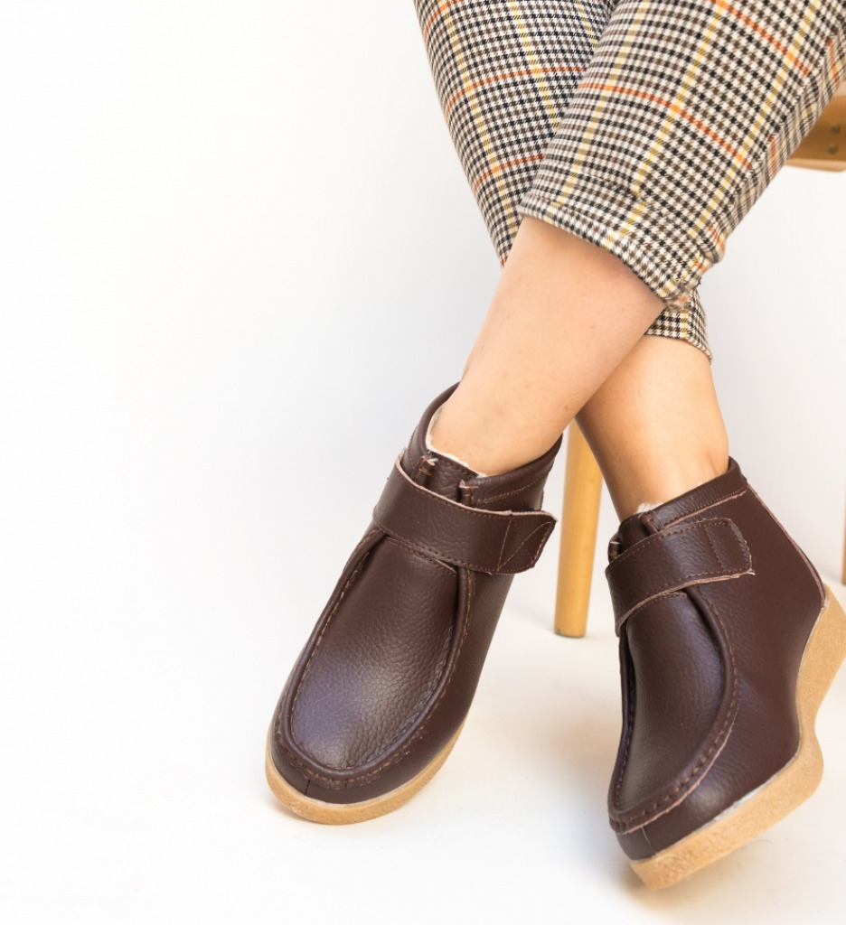 Pantofi Casual Debir Maro - Confort Stilat - imagine 7