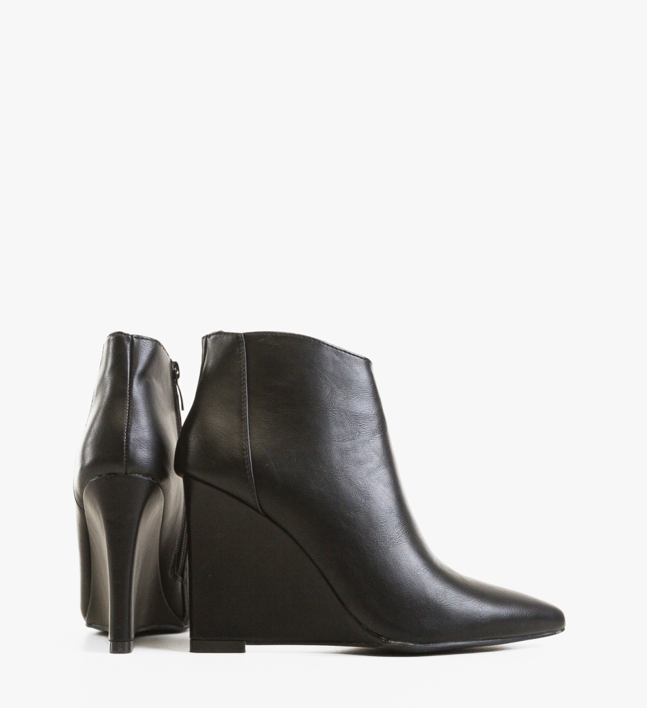 Botine Dama Patton Negre - Stil și Confort - imagine 2