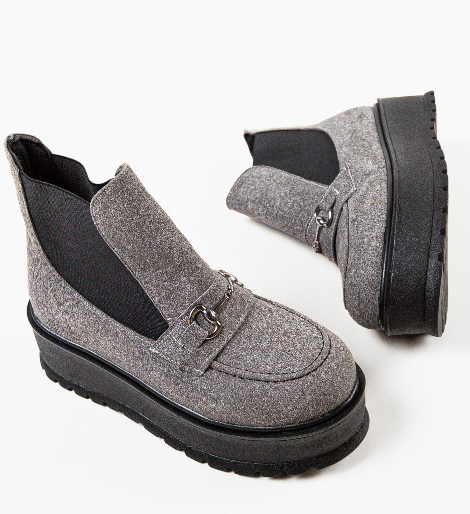 Ghete Dama Samir Gri - Stil si Confort Urban - imagine 7