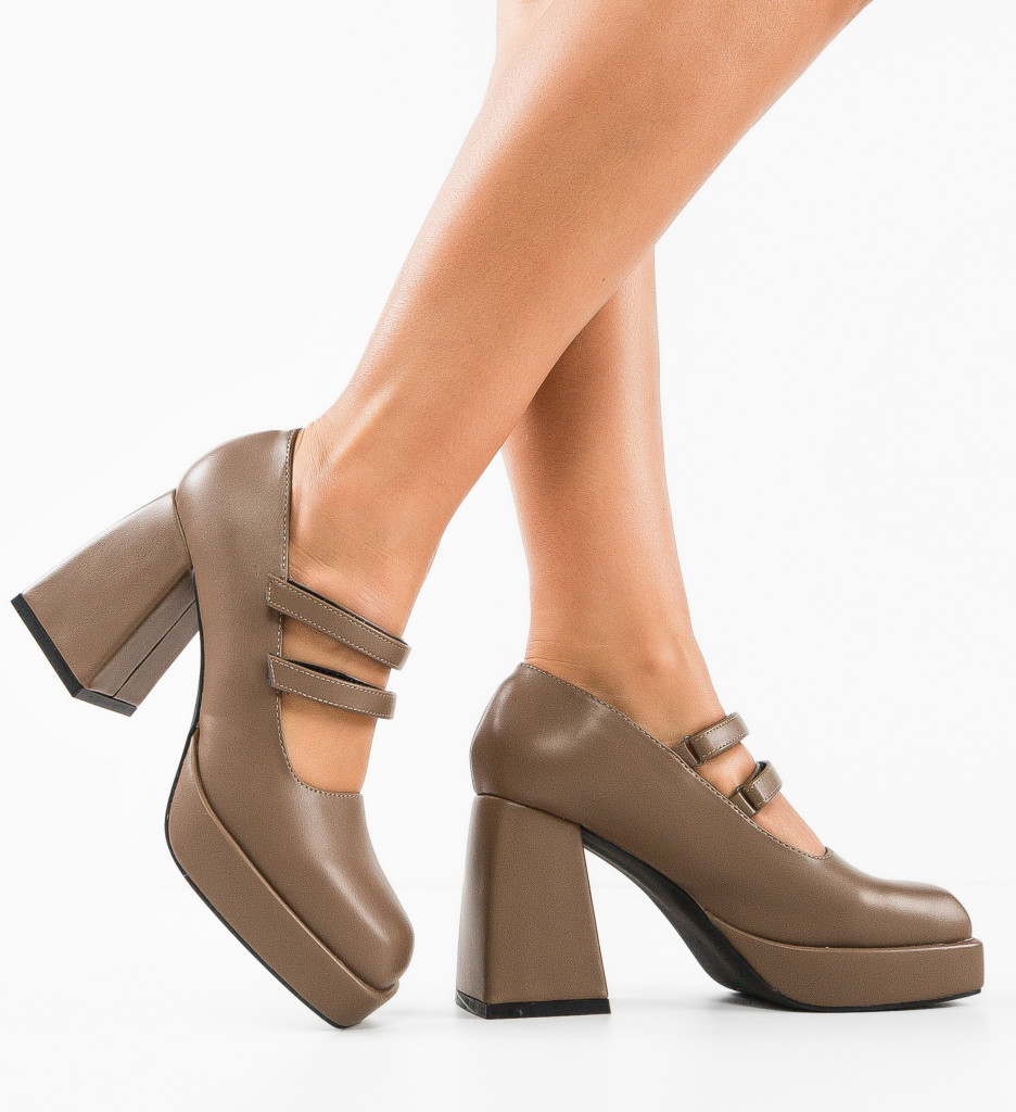 Pantofi Freyja Khaki - Eleganță și Stil