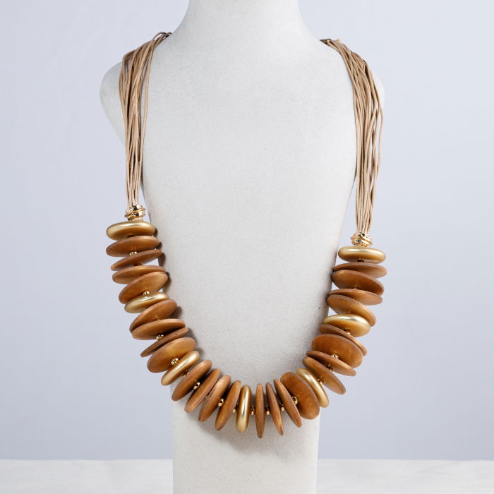 Colier lemn Shopika - Design elegant natural