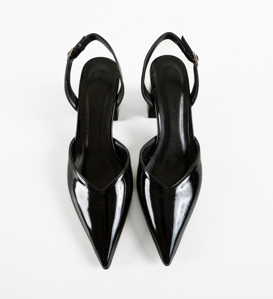 Pantofi cu Toc Hagra Negri | Eleganță - imagine 8