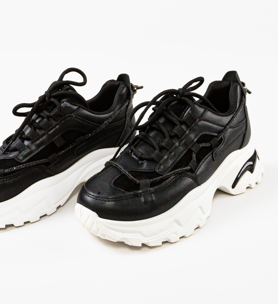 Sneakers dama Heathe Negri - Confort Sport - imagine 6