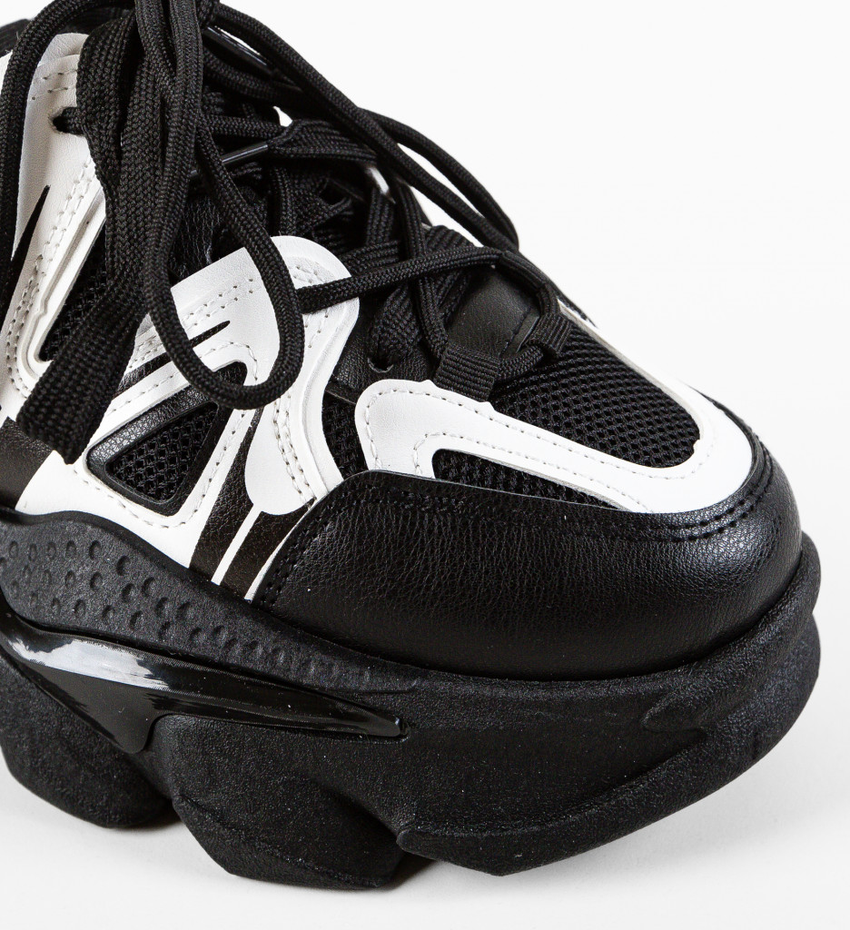 Sneakers dama Lolpey Negri - Confort și Stil - imagine 8
