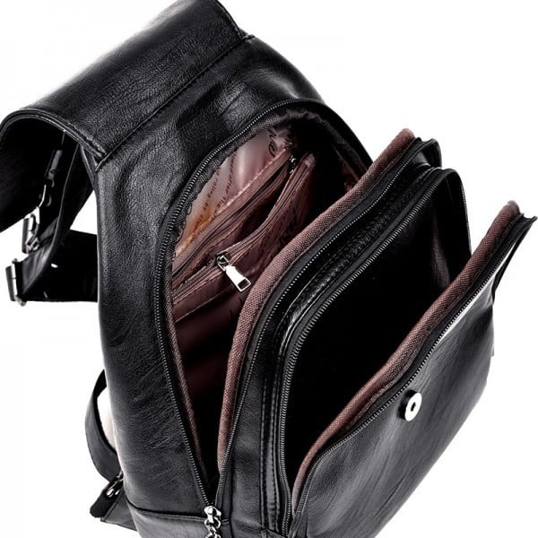 Rucsac Dama Rosra Alya GT517, Negru Elegant - imagine 4