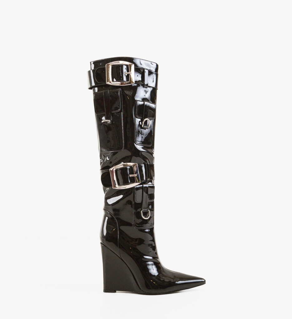 Cizme Dama Loreen Negre | Eleganță și Stil - imagine 5