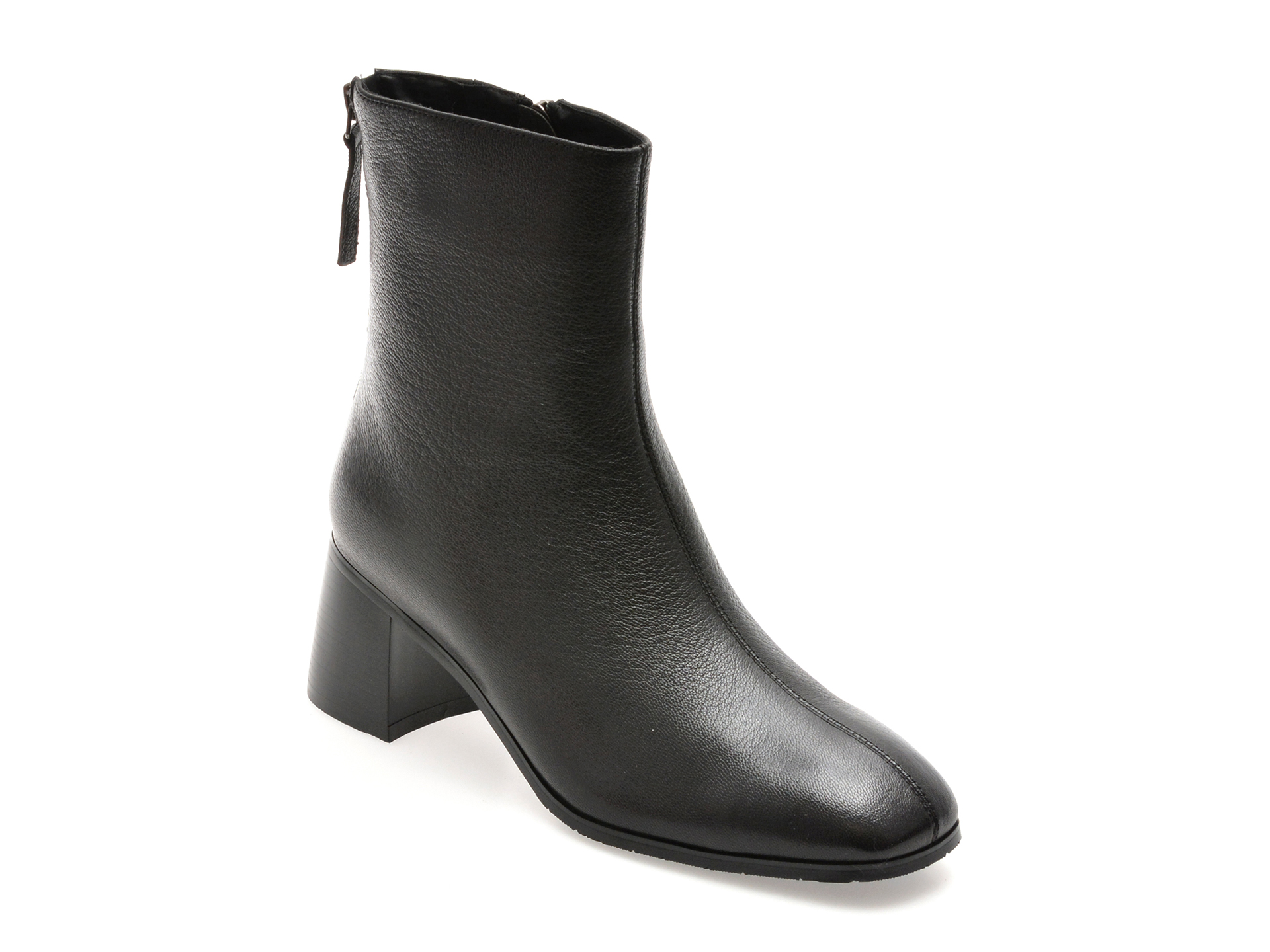 Botine EPICA Negre din Piele | Stil și Confort