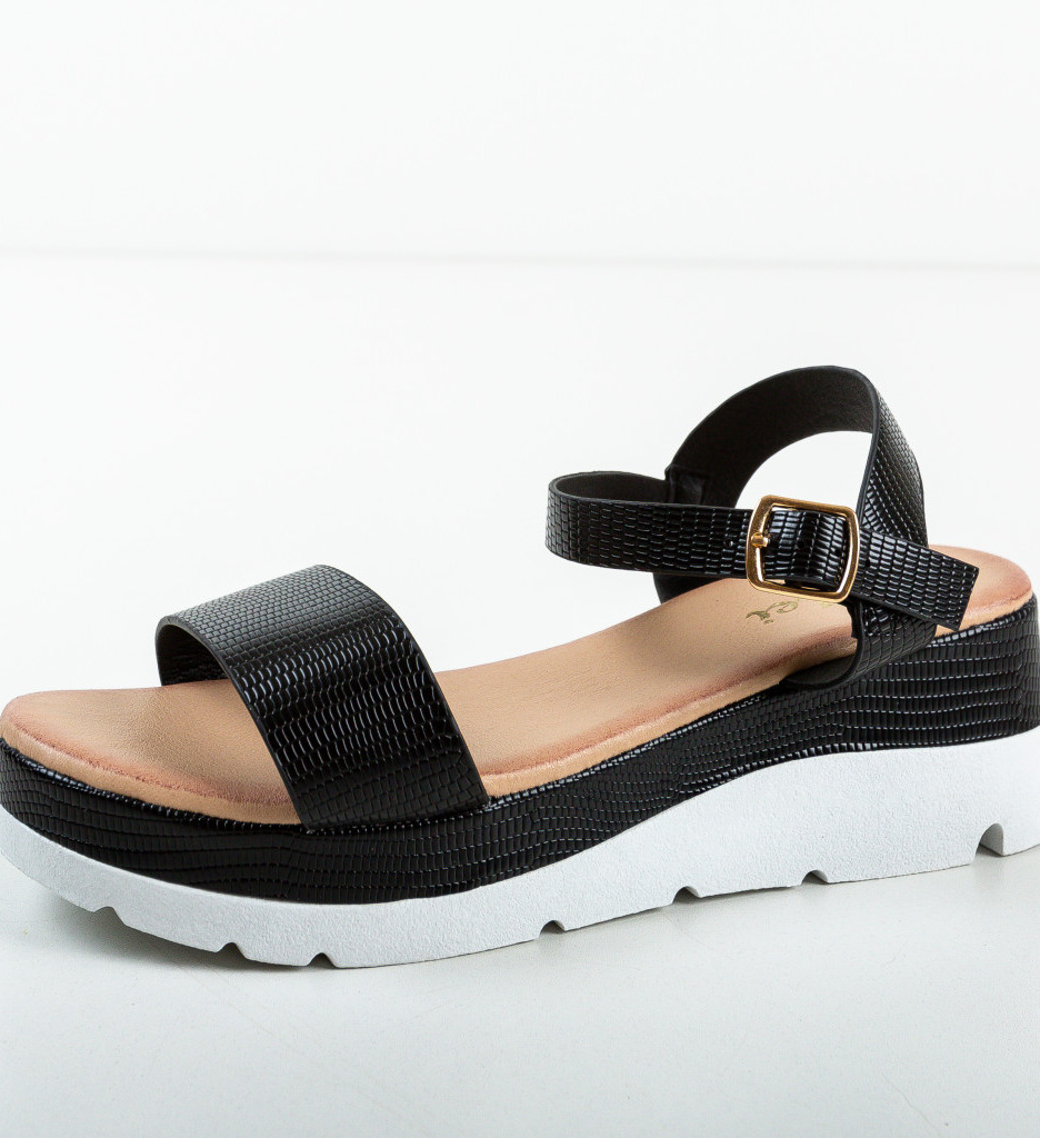 Platforme Hustan Negre | Stil și Confort - imagine 5