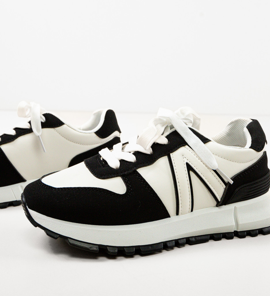 Sneakers dama Morga Negri - Confort și Stil - imagine 9
