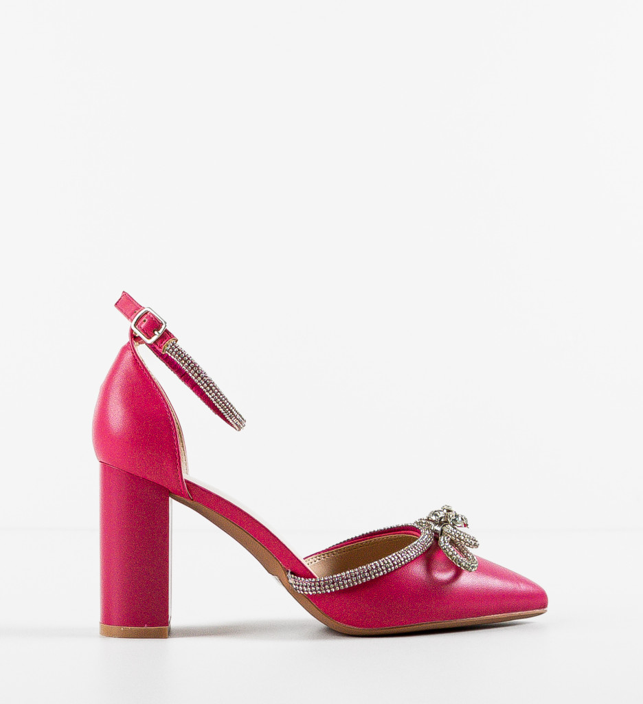 Pantofi toc Lester Fuchsia - Eleganță maximă - imagine 5