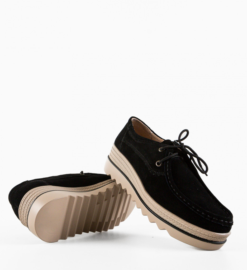 Pantofi Casual Sagrio Negri - Confort și Stil - imagine 4