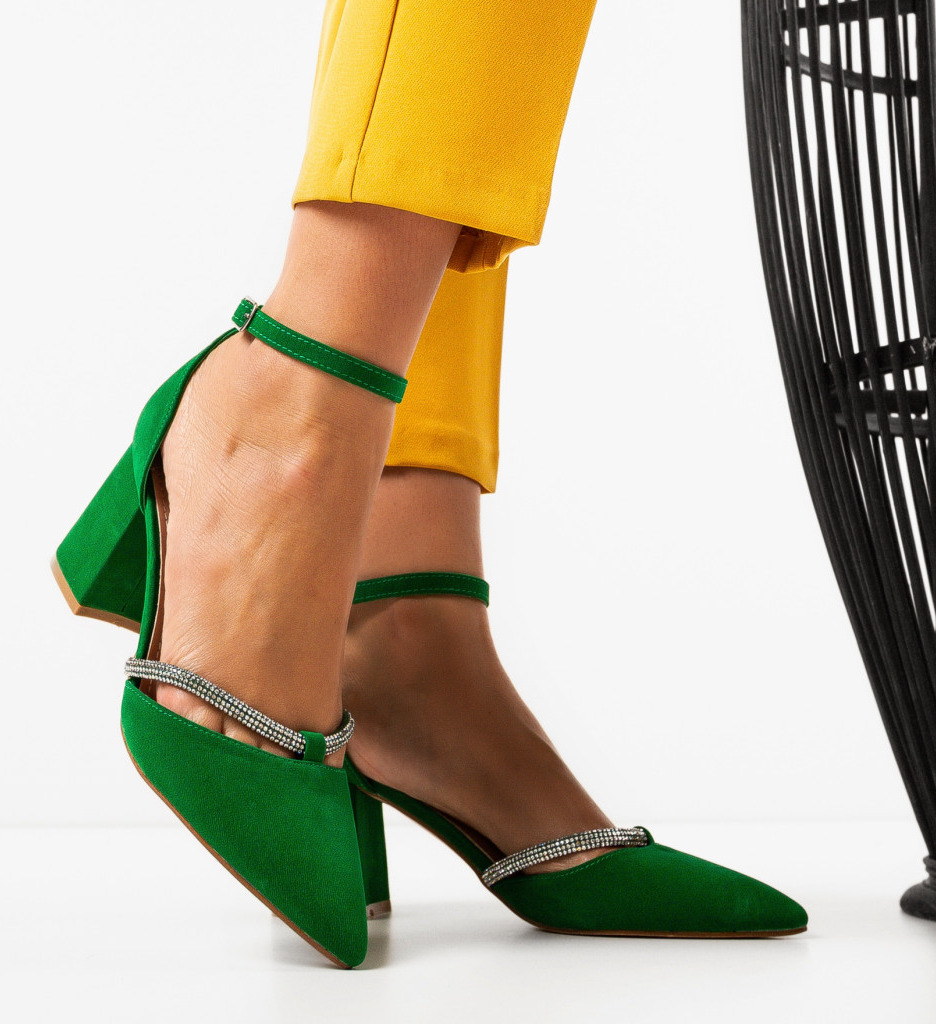 Pantofi Lylama Verzi | Eleganță și Stil - imagine 2