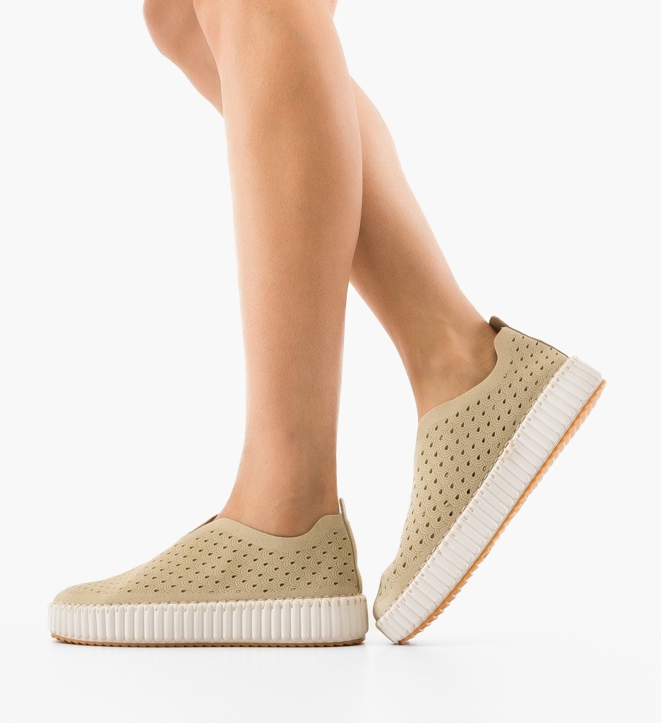 Pantofi Casual Ralla Bej | Confort și Stil - imagine 2