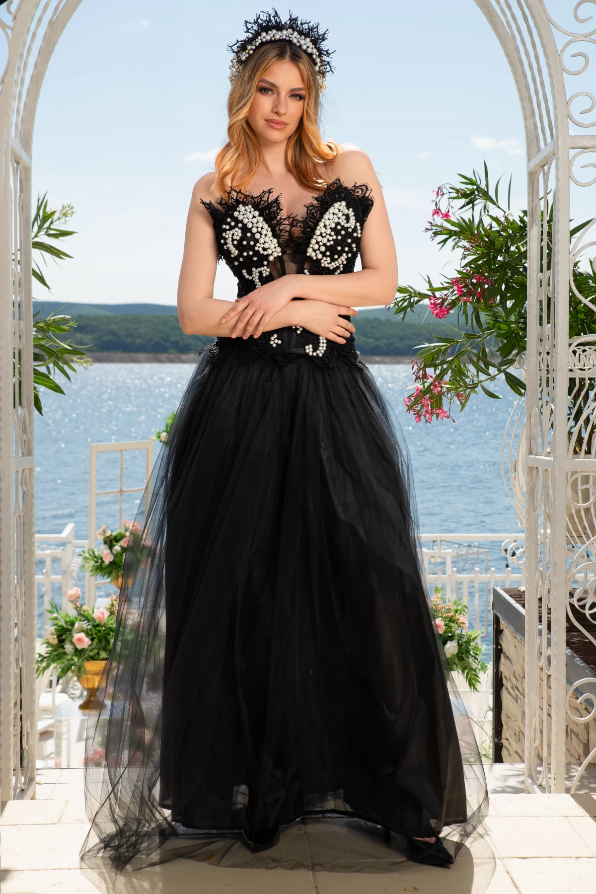 Corset Legendaria Lacrima de Perla - Eleganță Manuală