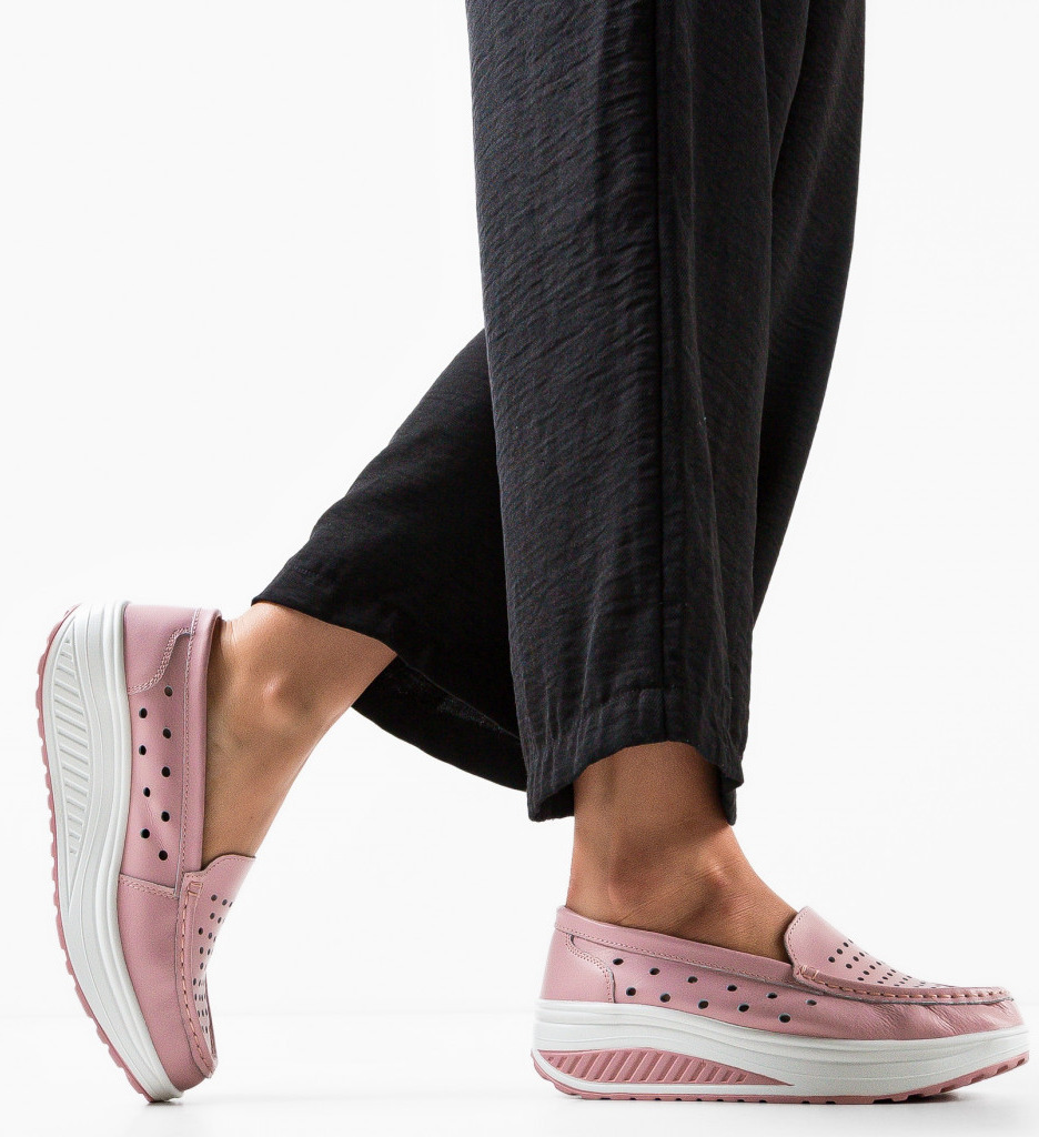 Pantofi Buga Roz - Stil și Confort Casual - imagine 3
