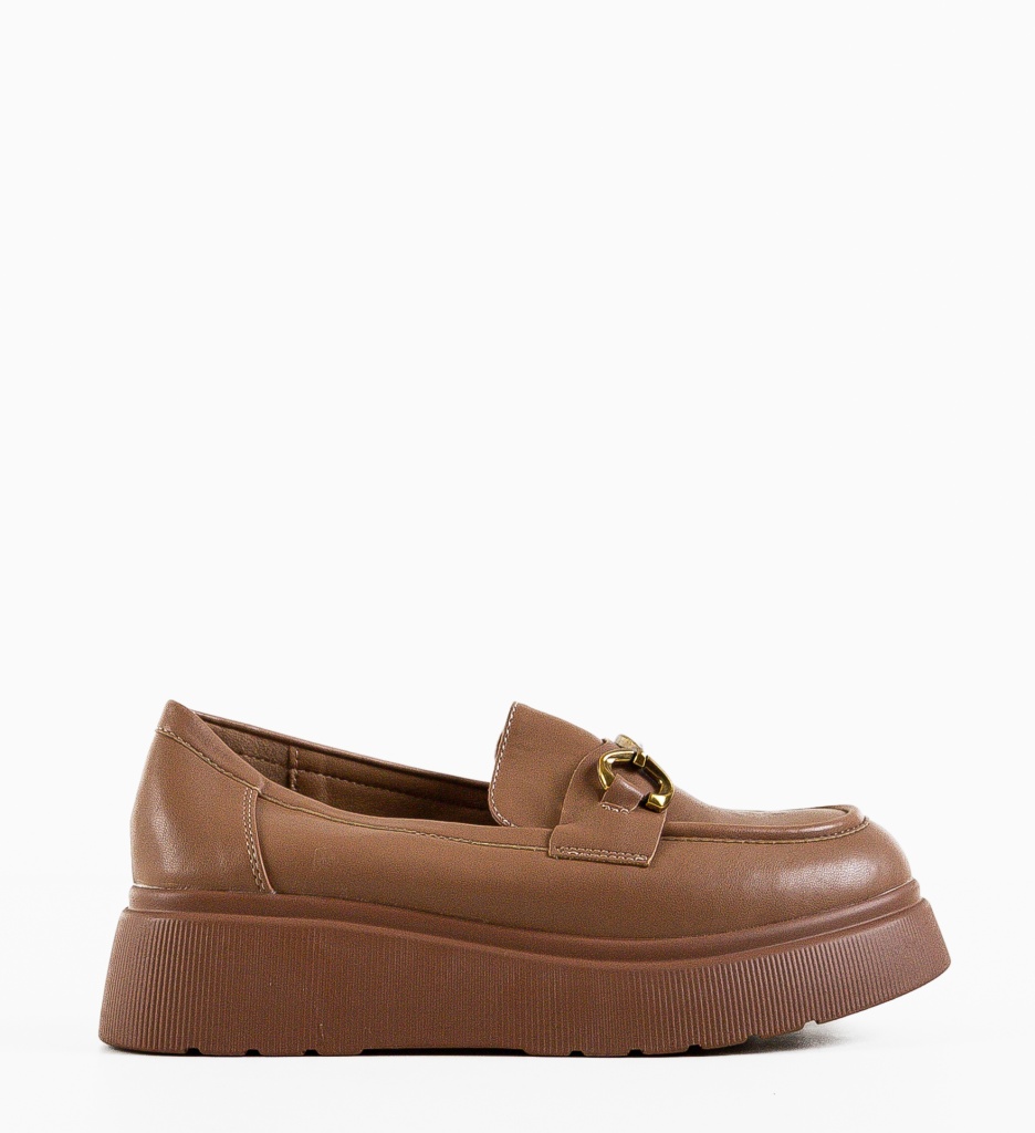 Pantofi Casual dama Gift Bej - Confort & Stil - imagine 5