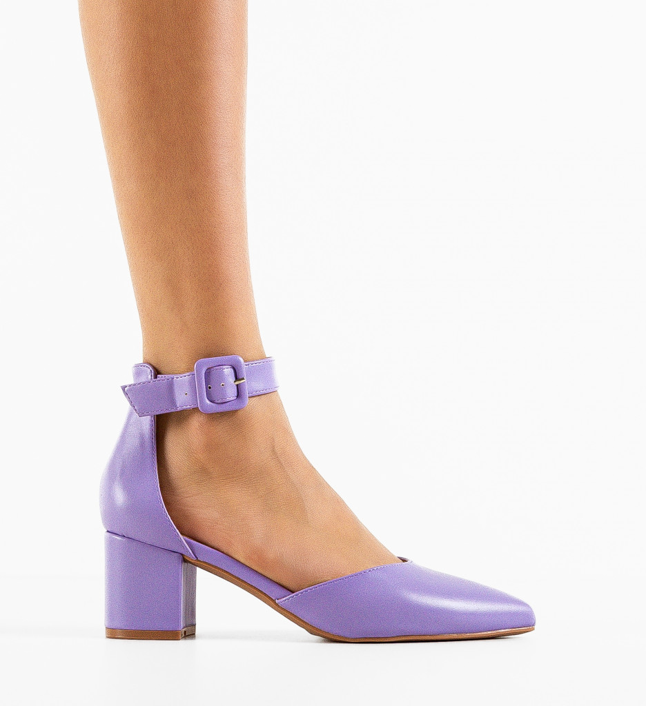 Pantofi Anerose Mov | Eleganță și Stil - imagine 2