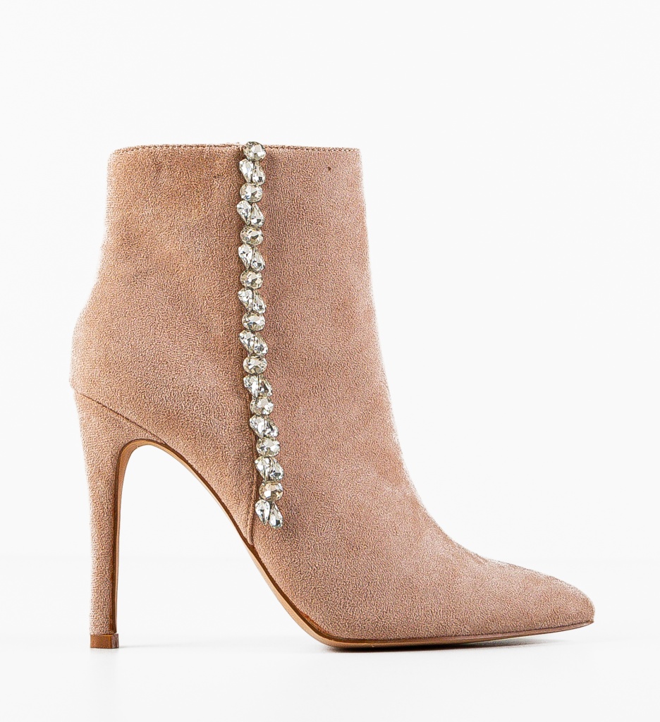 Botine Maram Nude | Eleganță și Stil - imagine 4