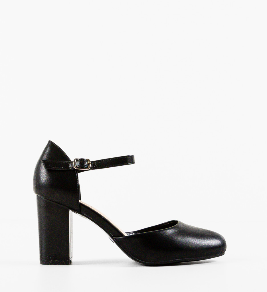 Pantofi cu Toc Vydeo Negri - Eleganță Asigurată - imagine 5